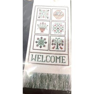 Janlynn Counted Cross Stitch Welcome Banner Kit